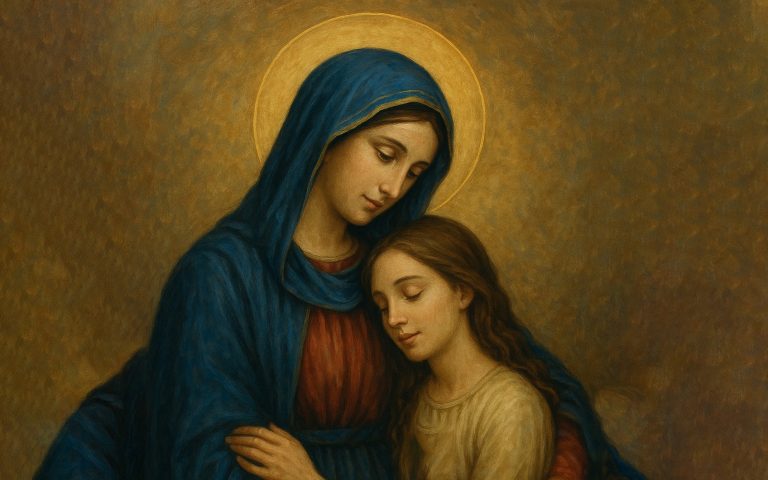 Bajo el Abrazo de María: Confianza, Intercesión y Esperanza”  
