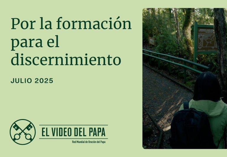 Por la formación en el discernimiento – El Video del Papa – Julio 2025